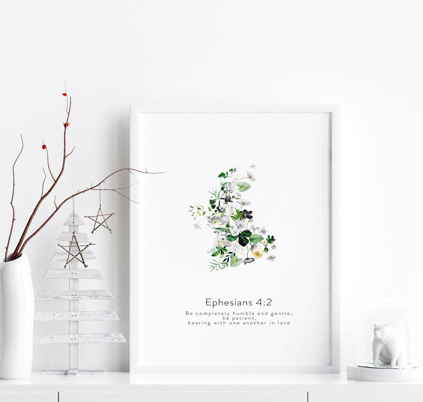 Bible wall art for bedroom | set of 3 wall art prints