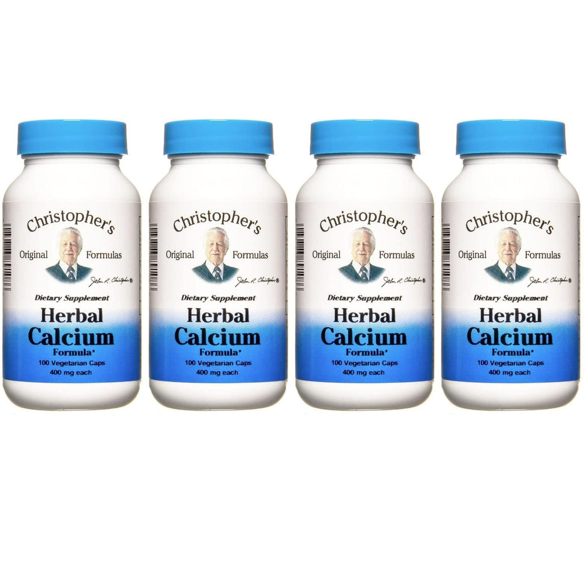 Christopher's Original Formulas Herbal Calcium - Natural Bone Support (4-Pack)