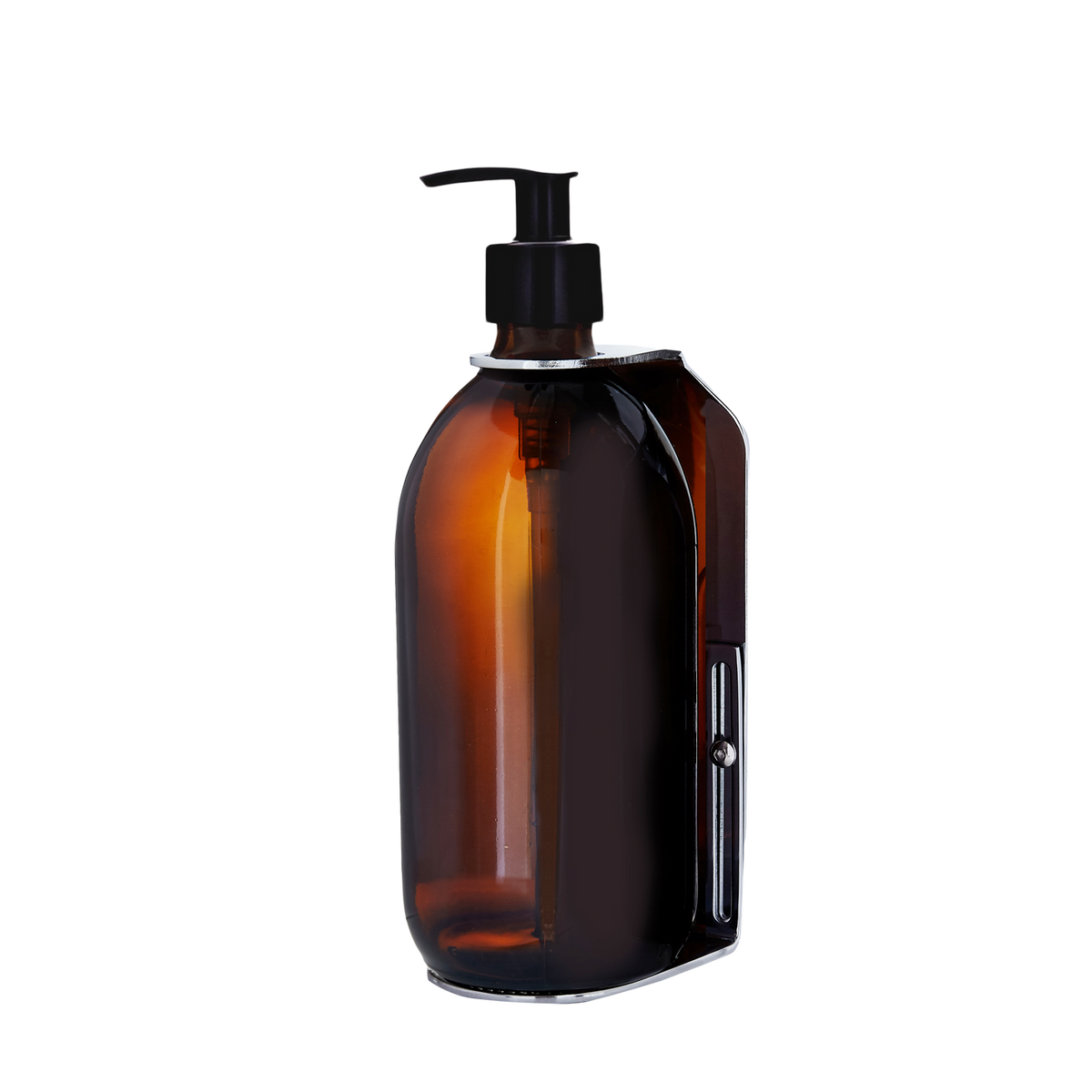 Chrome Single Wall Mounted Soap Dispenser