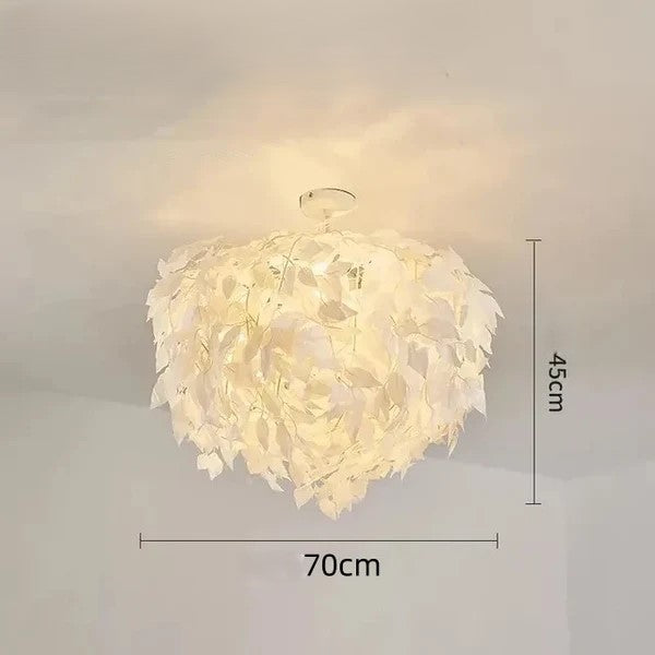 Feather Round Led Lamp