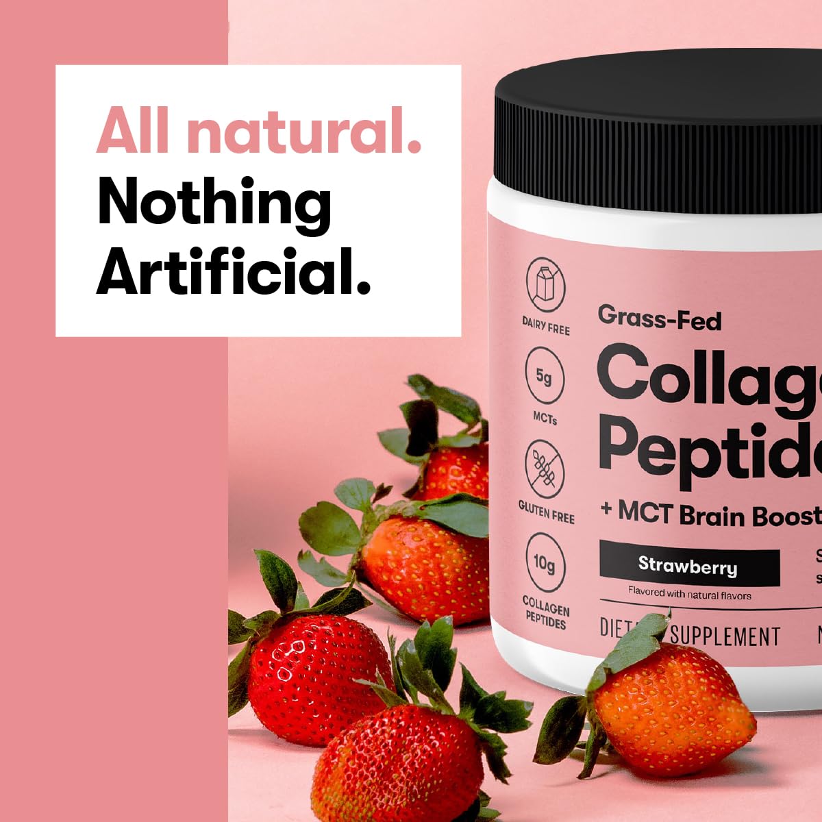 Perfect Keto Collagen Peptides with MCT Oil - Grass-Fed, Keto Coffee Creamer