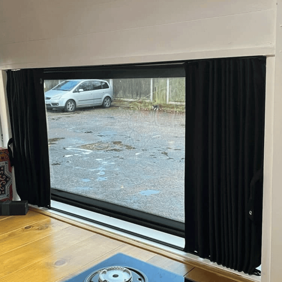 For Citroën Relay Premium Window Curtains - Black/Black - Custom Bundle Option | Van-X