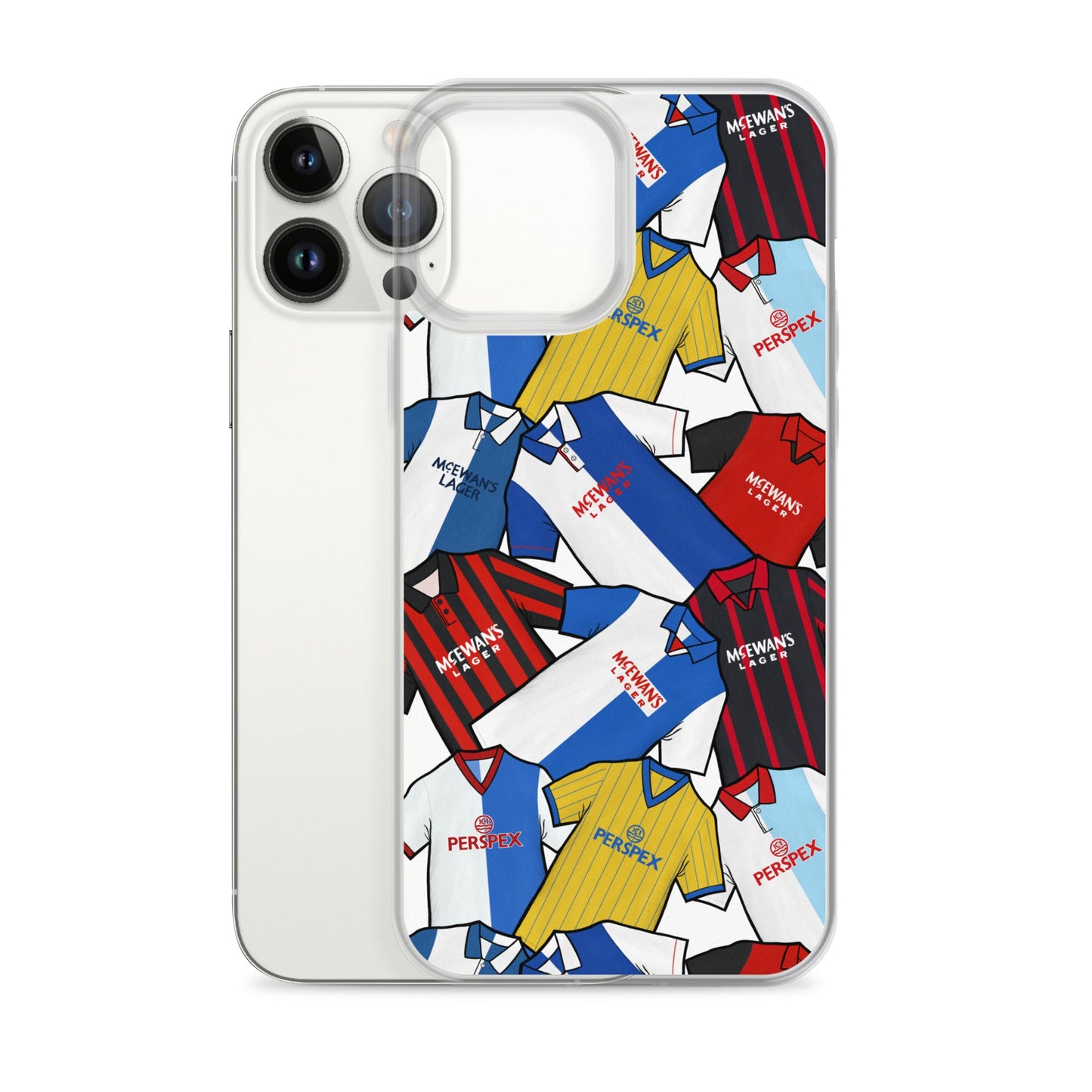 Blackburn Retro Shirts Inspired Football Clear Case for iPhone®