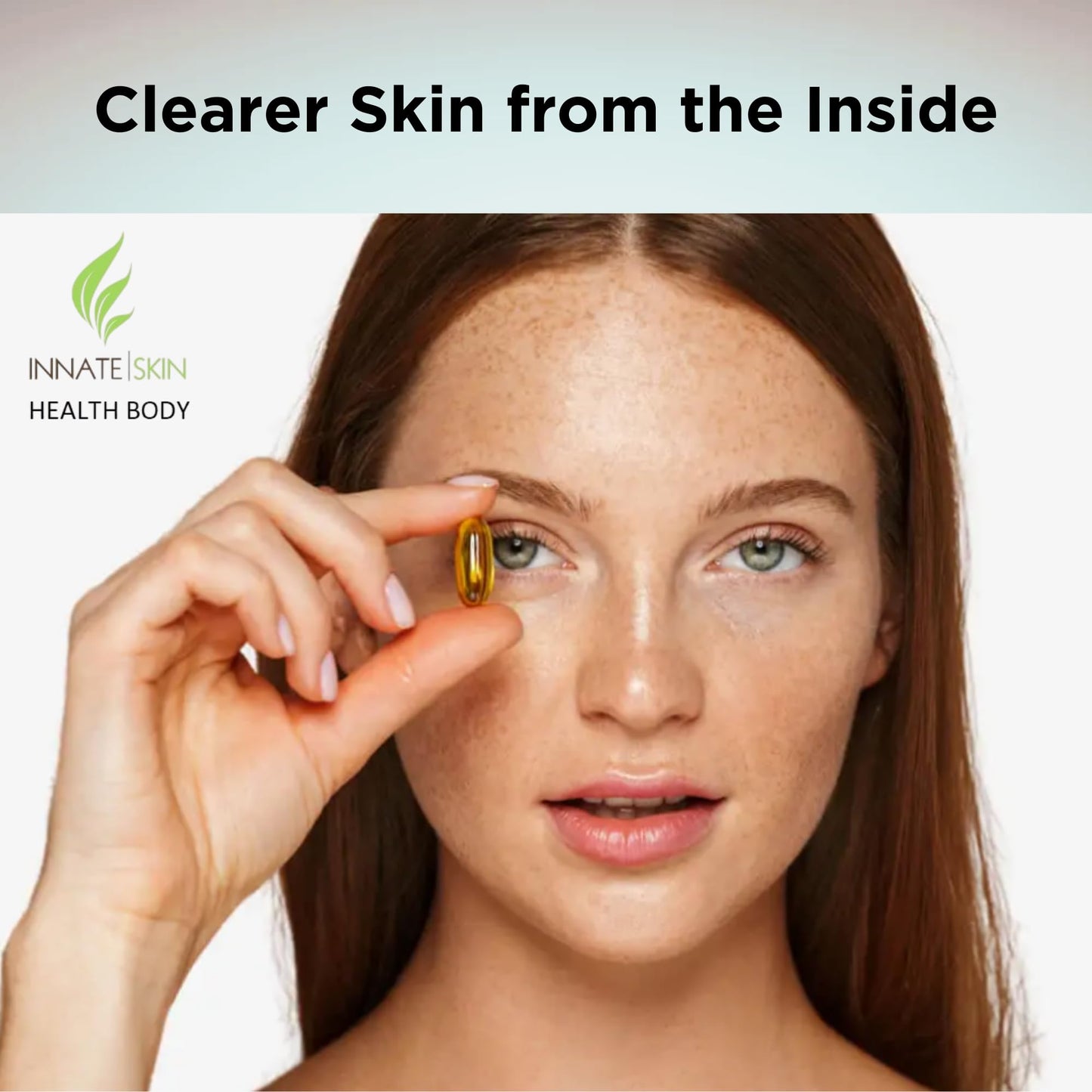 Clear Skin Acne Vitamins Capsules | Complexion Supplements 60 Count