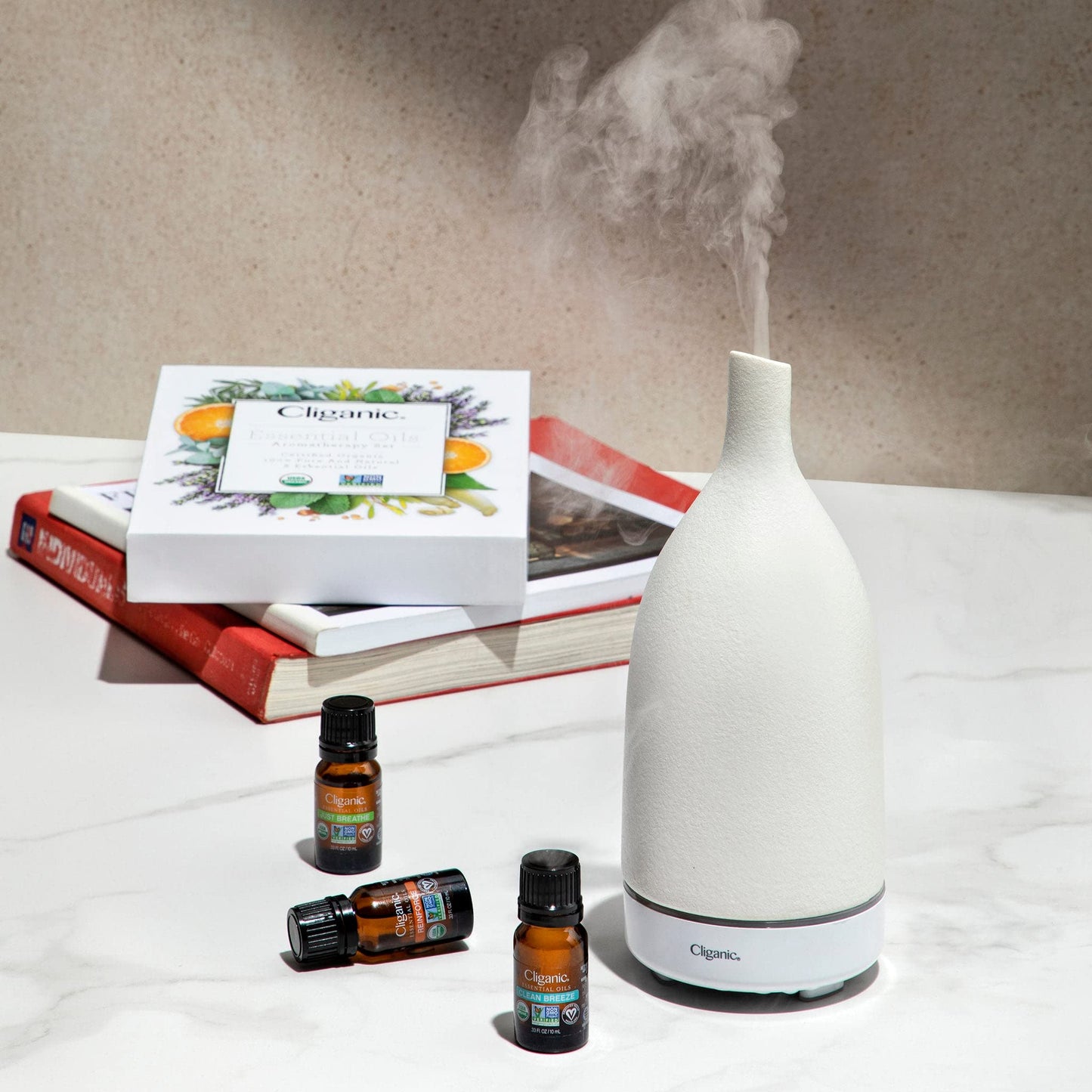Cliganic Organic Pink Grapefruit Essential Oil, 100% Pure Natural for Aromatherapy | Non-GMO Verified (Packaging May Vary)
