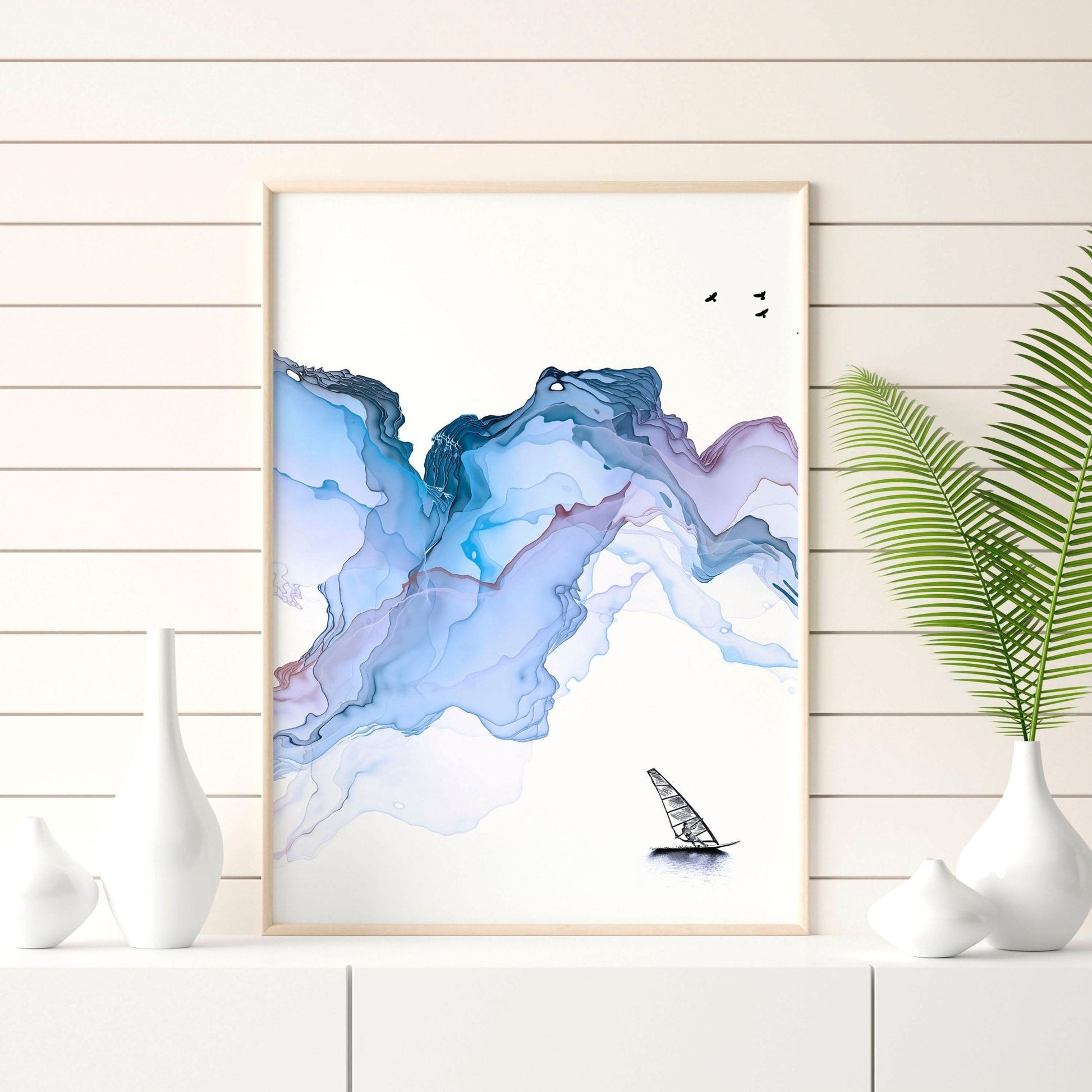 Coastline print | set of 3 wall art prints