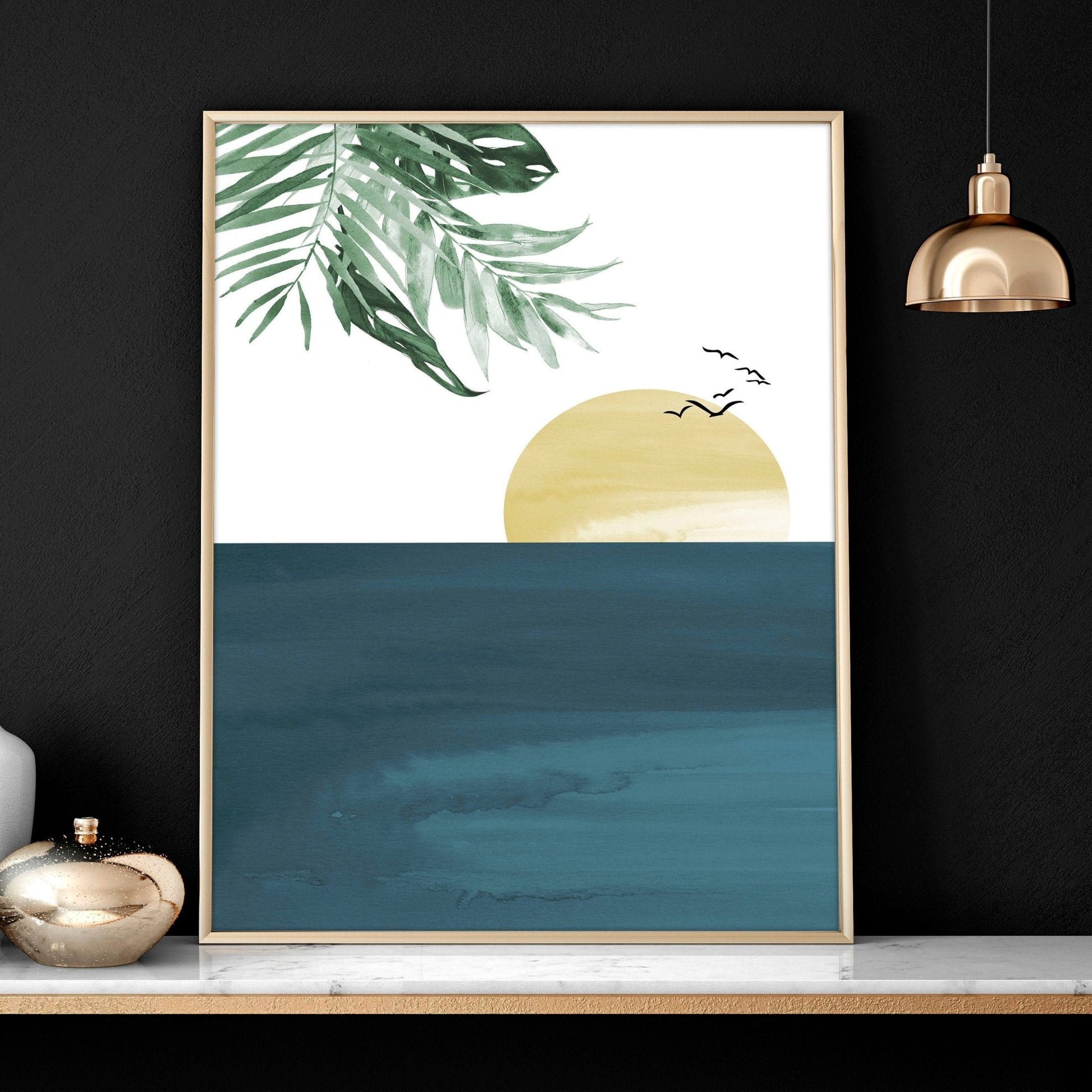 Tropical wall art | Set of 3 wall art prints
