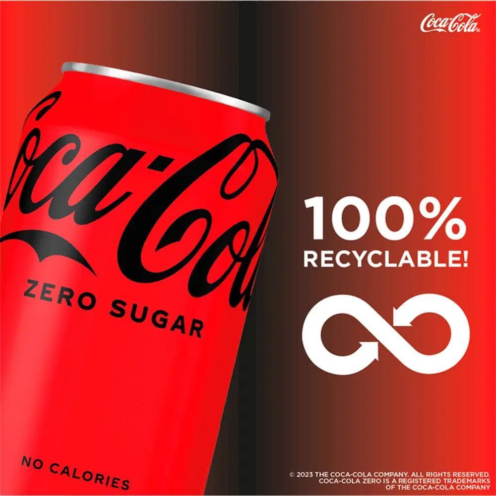 Coca-Cola Zero Sugar 6 x 330ml (Case of 4)