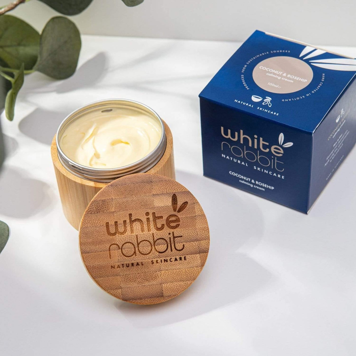 Coconut & Rosehip Calming Face Moisturising Cream for Irritated and Sensitive Skin - 100ml