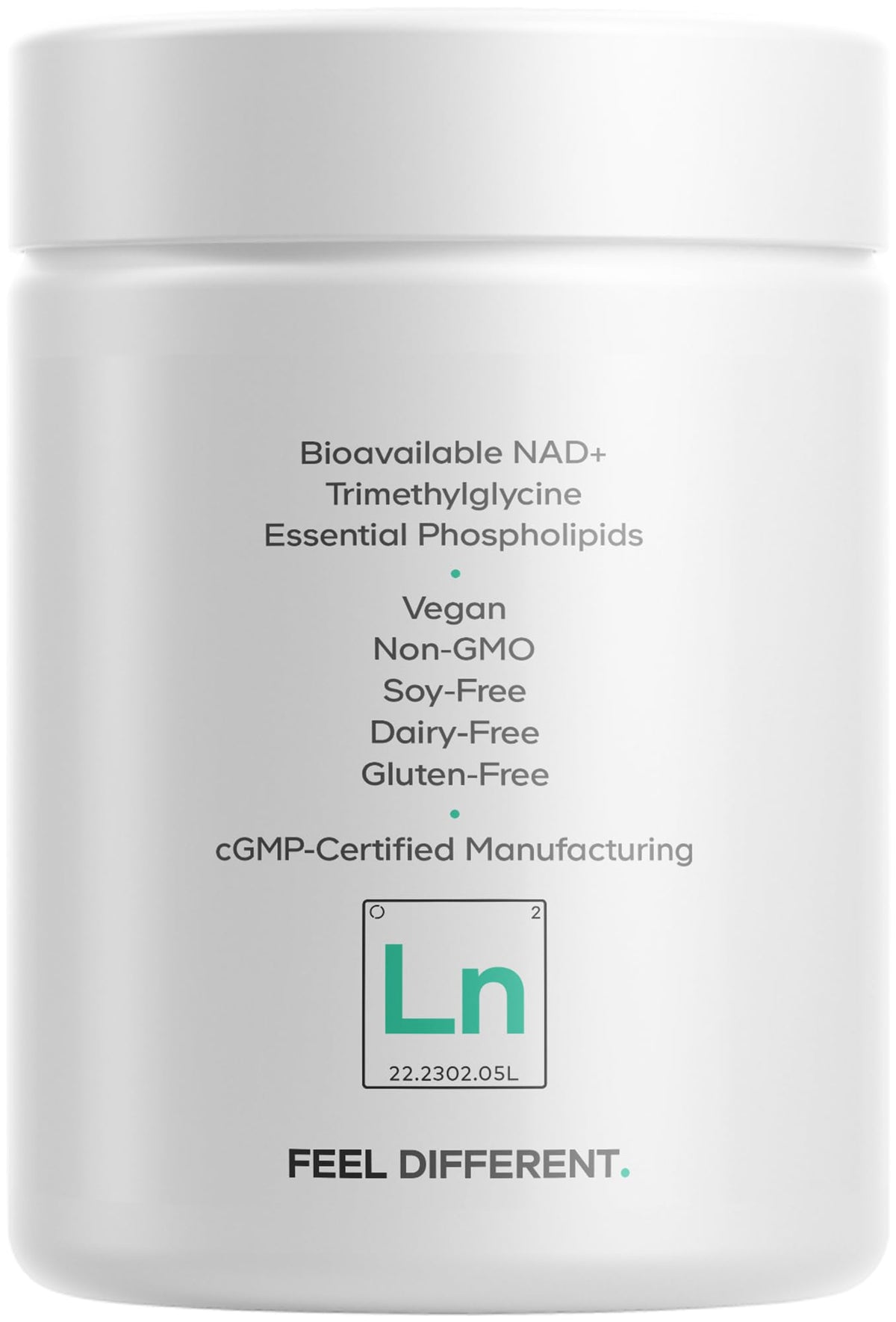 Codeage Liposomal NAD+ Supplement - 500 mg per Serving | Vegan, Non-GMO | 60 Capsules