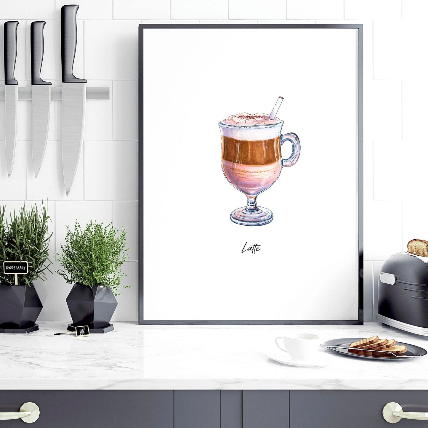 Coffee prints | set of 3 wall art prints