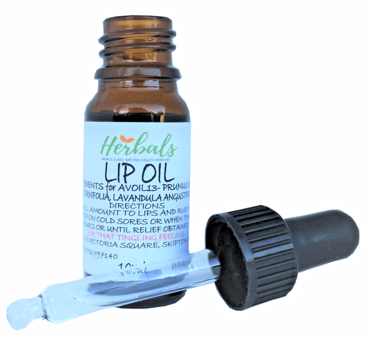 Cold Sore Relief Oil 10ml Natural Lip Care with Tea Tree & Lavender UK Handmade