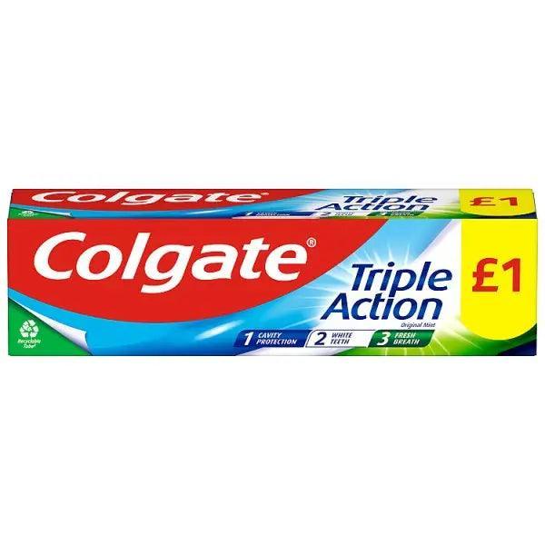 Colgate Triple Action Toothpaste 75ml (Case of 12)