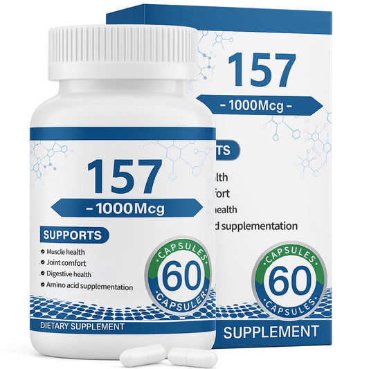 Collagen Peptide Capsules 157 – 1000mg Amino Acids Supplement for Muscles & Gut