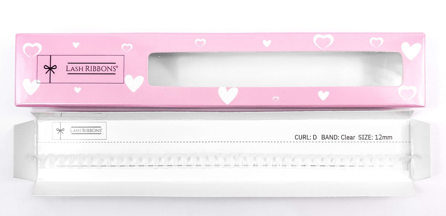 White 'D' Curl Lash Ribbons®