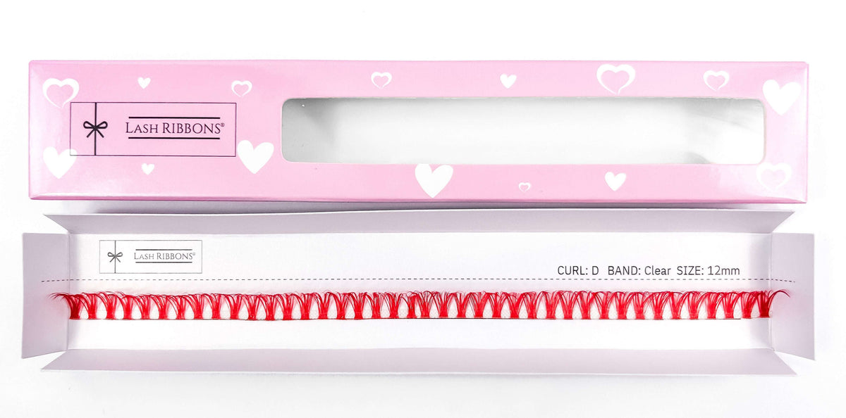 Red 'D' Curl Lash Ribbons®