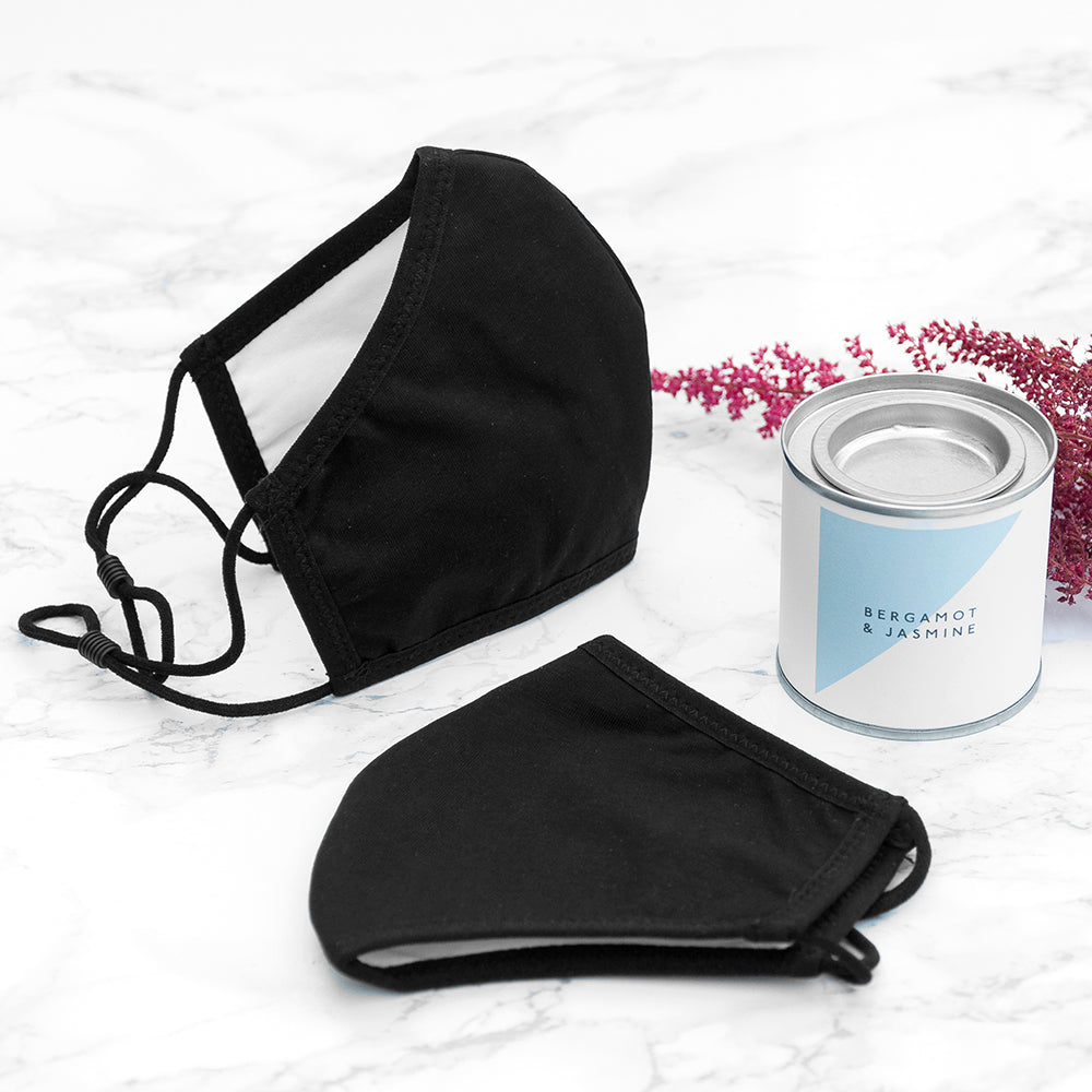 Treat Republic Colour Range Comfort-Fit Face Covering - Pack Of 2