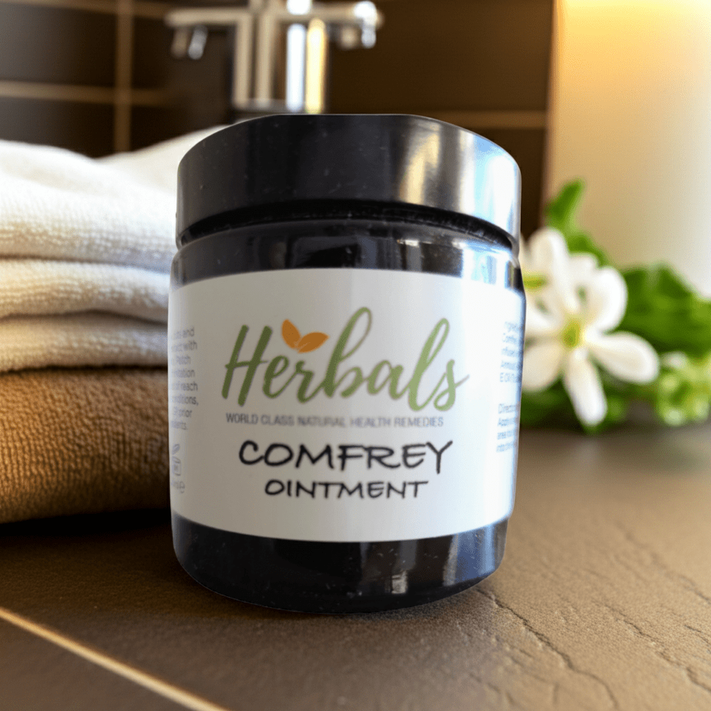 Natural Comfrey Leaf Balm & Oil | Handmade Knitbone Ointment for Joints, Muscles & Skin | UK Made