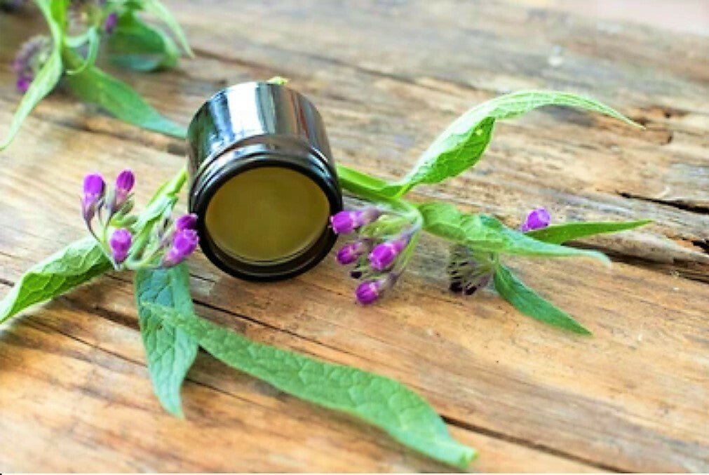 Natural Comfrey Leaf Balm & Oil | Handmade Knitbone Ointment for Joints, Muscles & Skin | UK Made