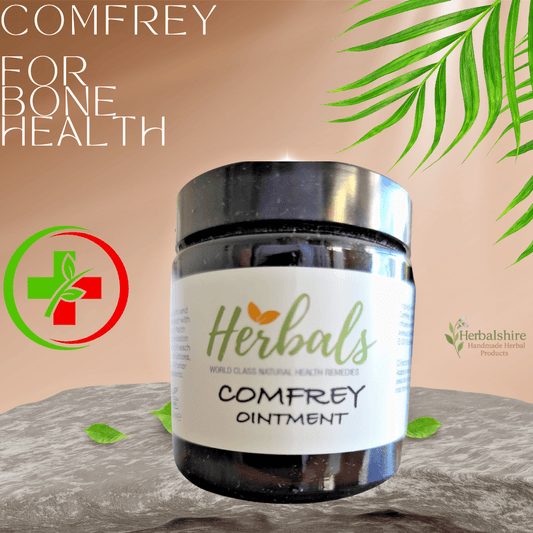 Safe Leaf-Only Comfrey Ointment | Traditional "Knitbone" Support (60ml, 120ml, 200ml)