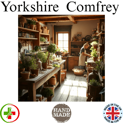 Natural Comfrey Leaf Balm & Oil | Handmade Knitbone Ointment for Joints, Muscles & Skin | UK Made
