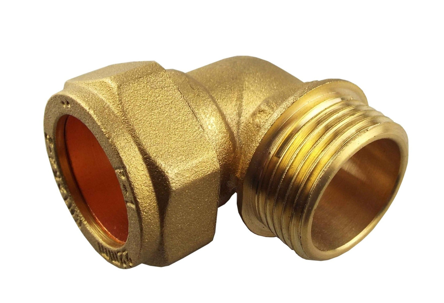 Brass Compression Elbow 28mm - 1in BSPM Hose Pipe Fitting Pipe and Water Fitting