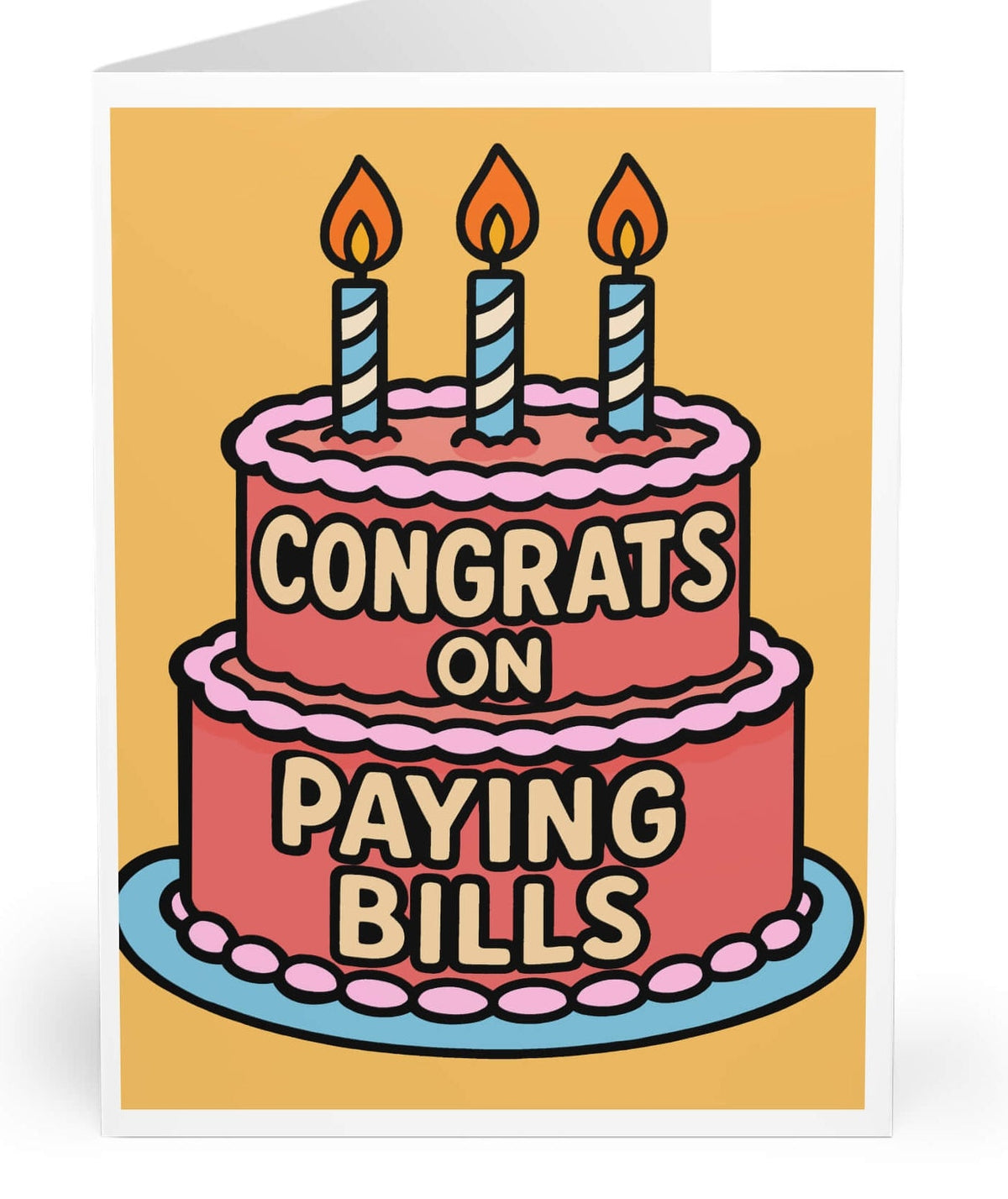 Congrats on Paying Bills Greeting Card
