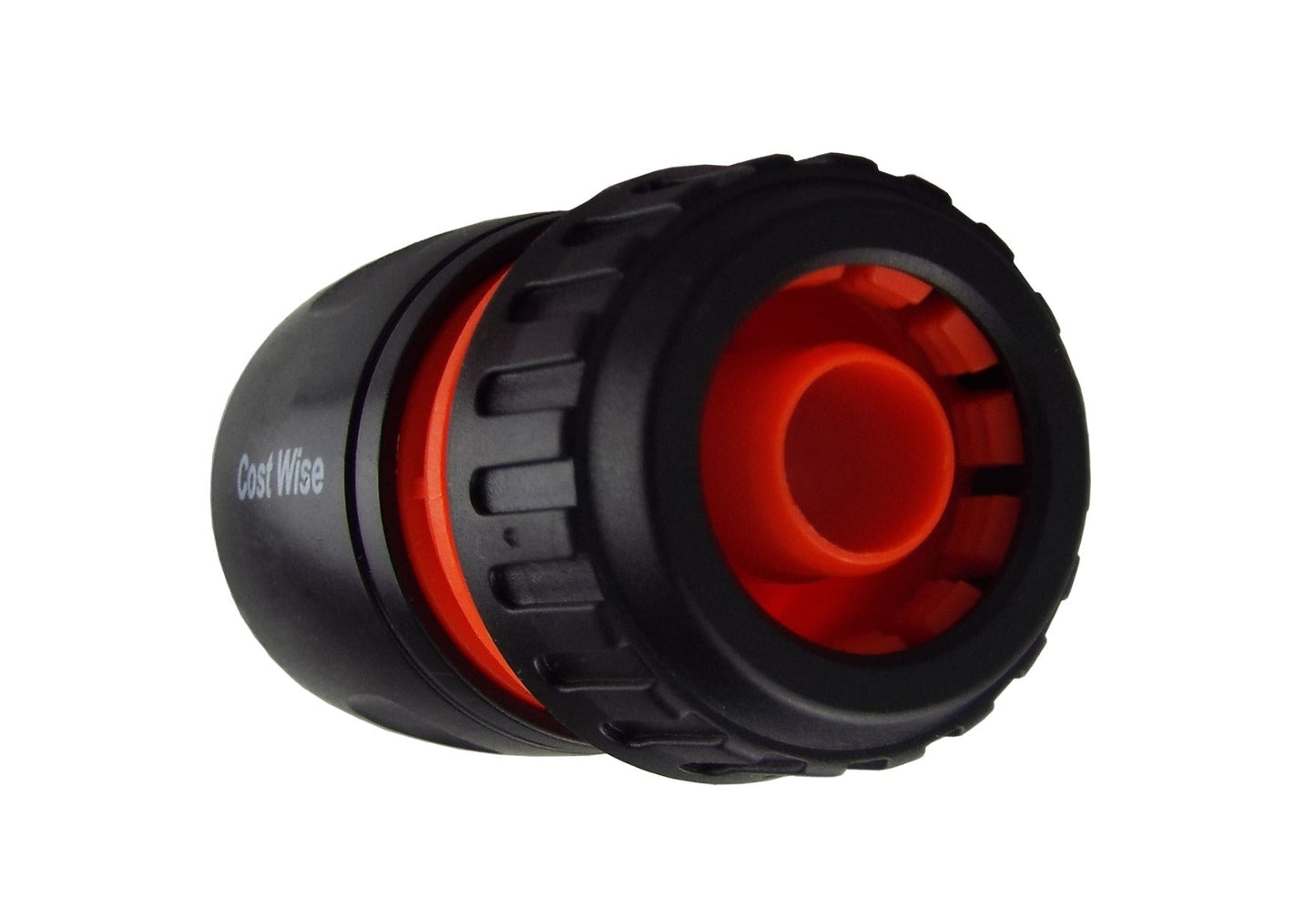 Female Hose Connector, 1/2in or 5/8in Hose, Black Orange Drip Irrigation Fitting