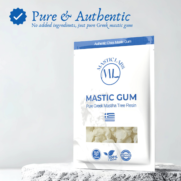 Pure Greek Chios Mastic Gum (Pistacia Lentiscus) - Normal/Small Size Tears