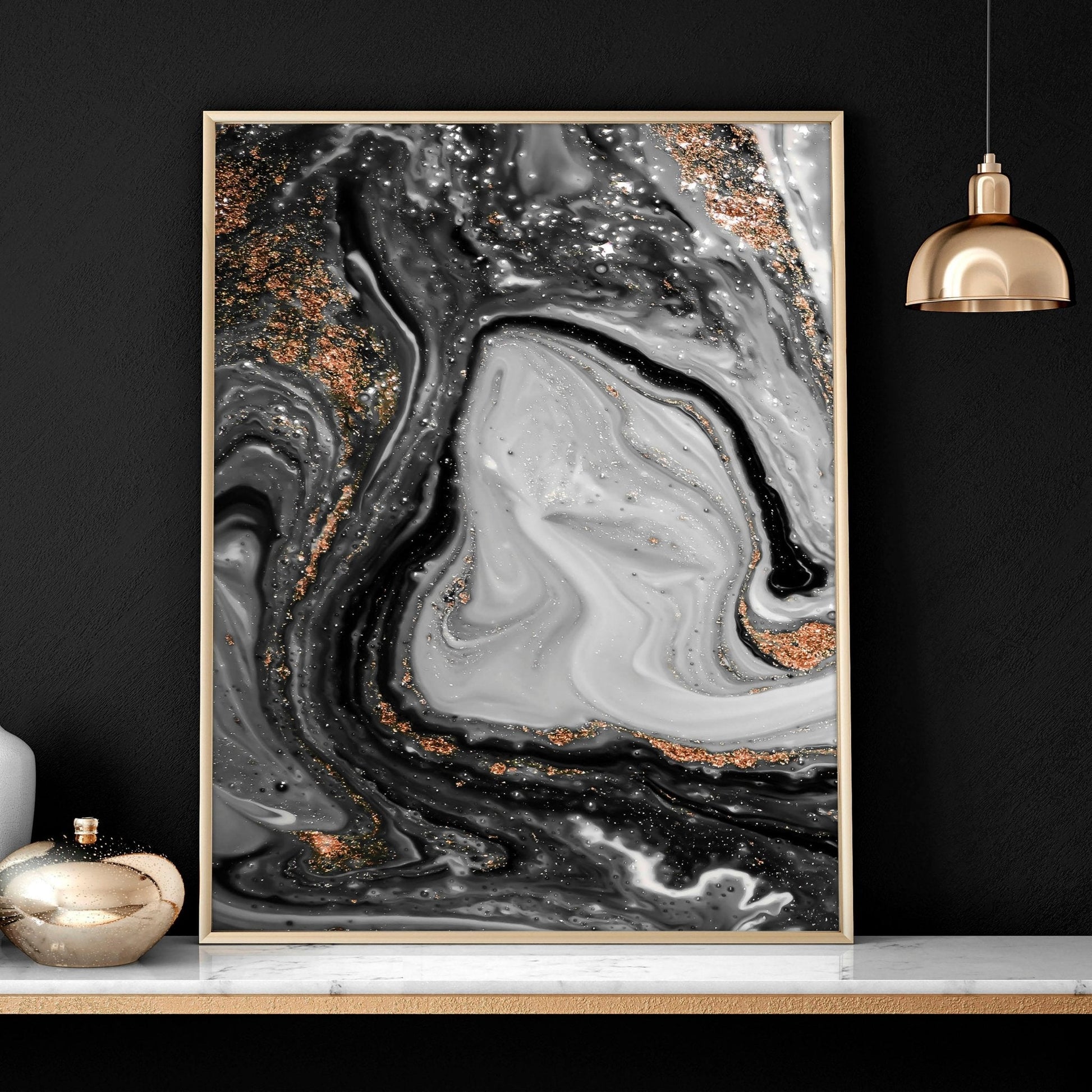 Contemporary art for living room | set of 3 wall art prints