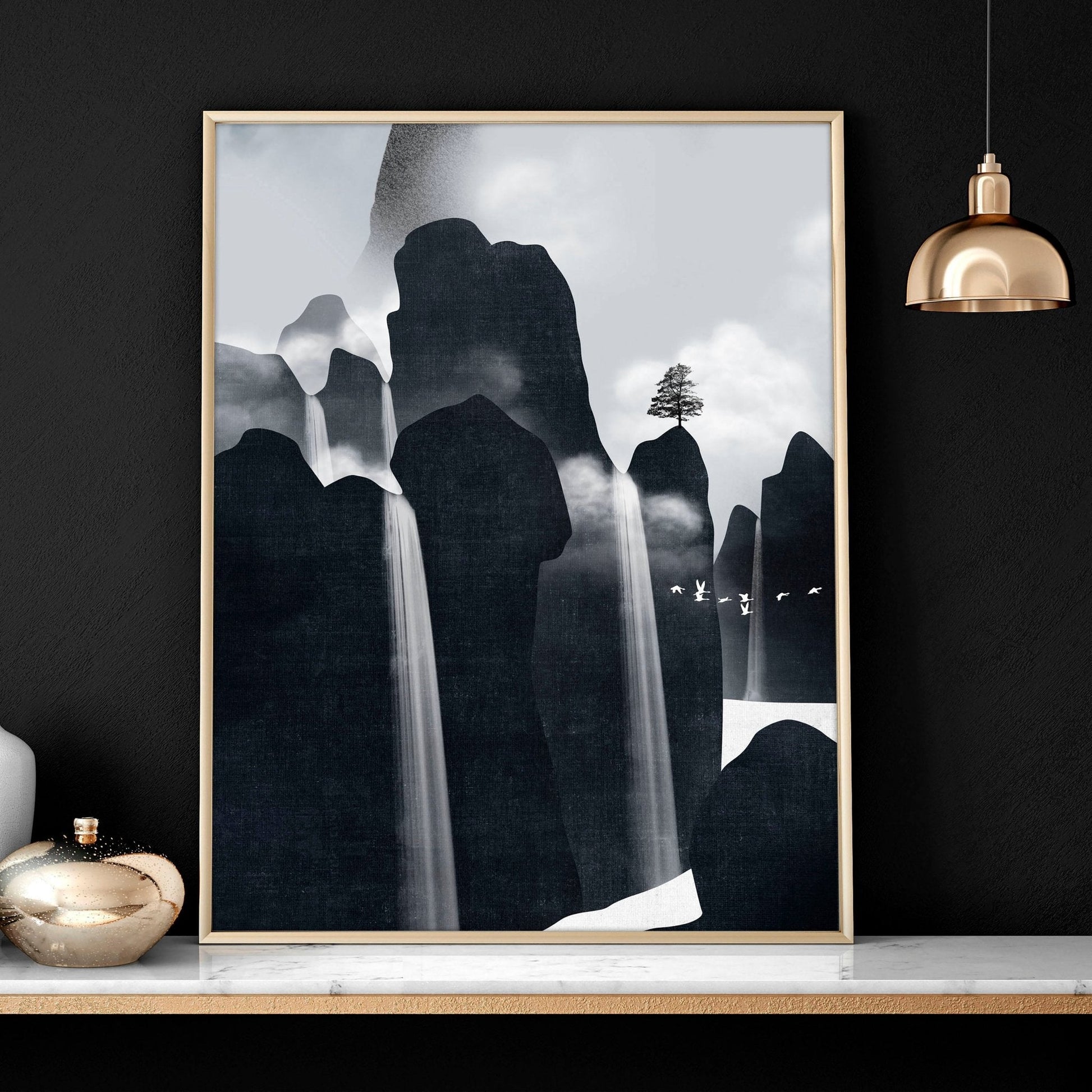 Art for living room wall | set of 3 Contemporary art prints