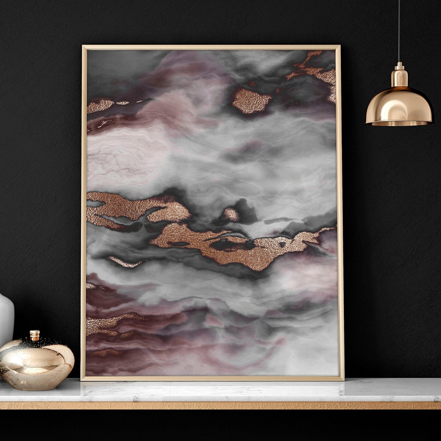 Contemporary Wall Art Decor | set of 3 framed wall art prints