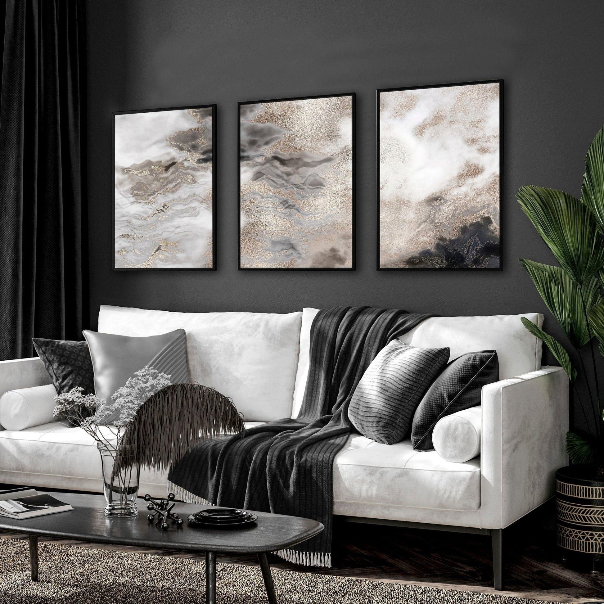 Home decor items | set of 3 Neutral wall art prints