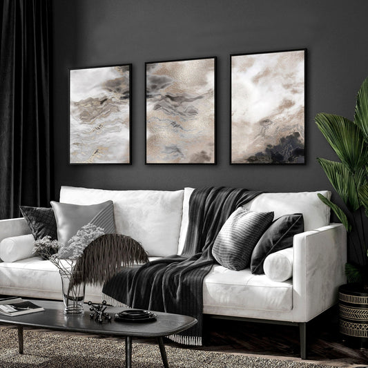 Home decor items | set of 3 Neutral wall art prints