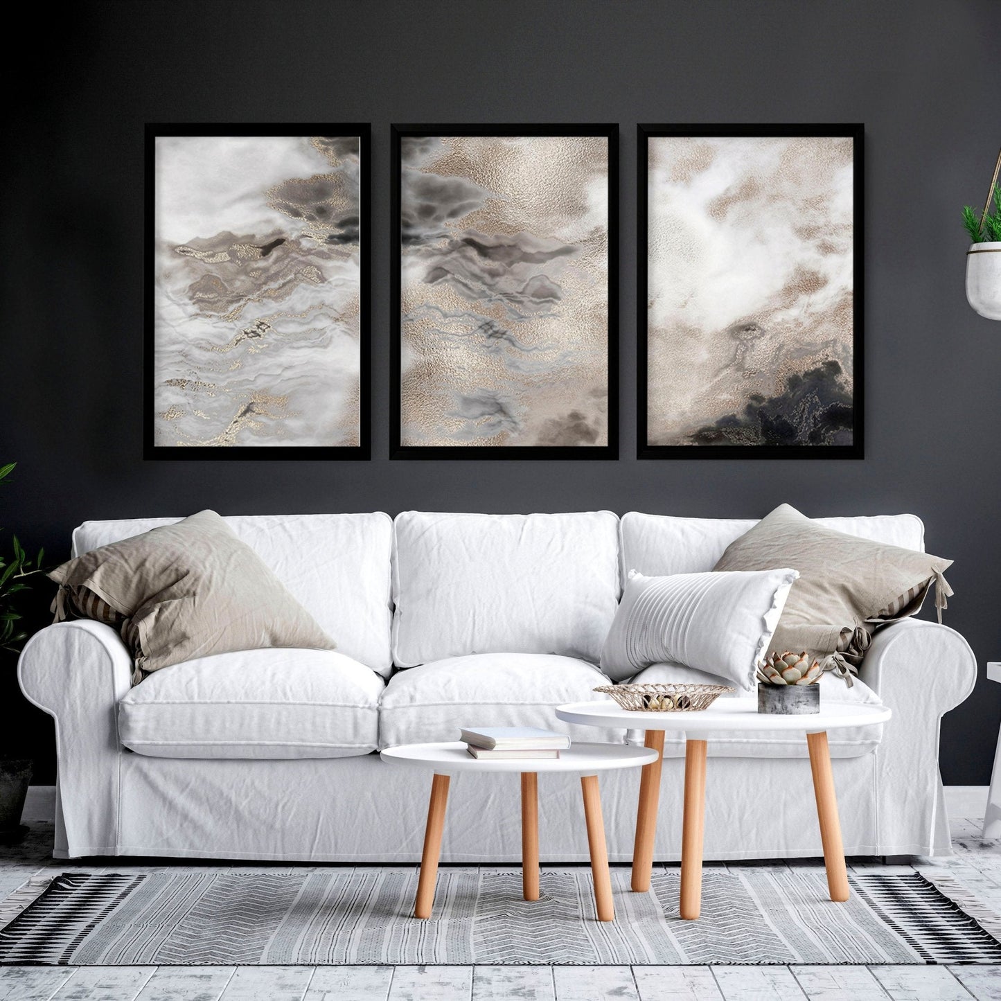 Home decor items | set of 3 Neutral wall art prints