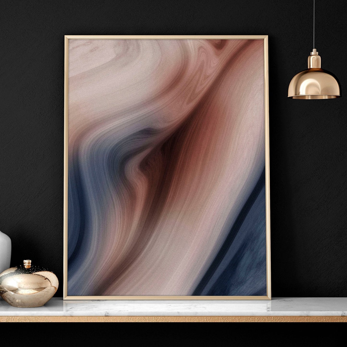 Contemporary wall art for living room | set of 3 framed wall art prints