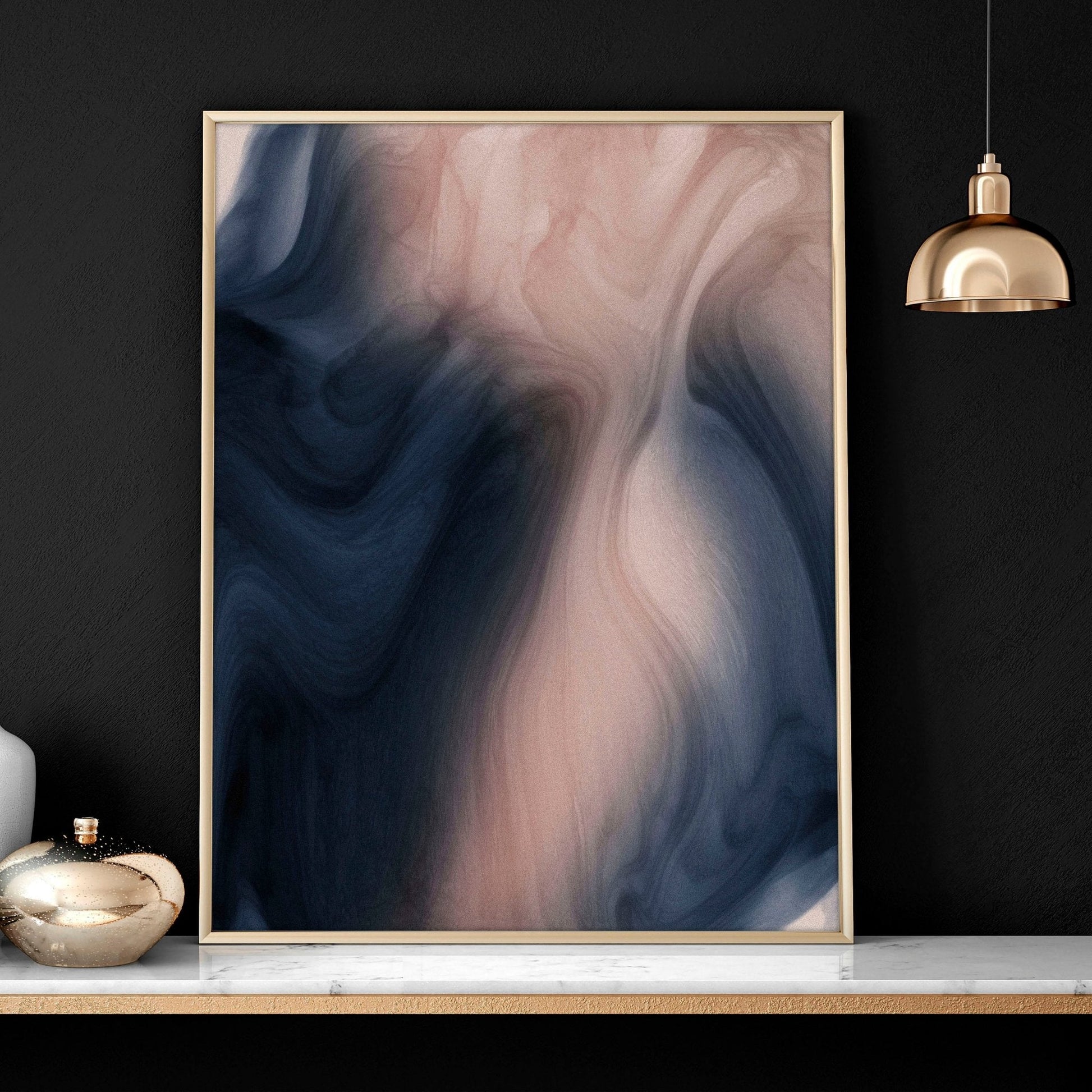 Contemporary wall art for living room | set of 3 framed wall art prints