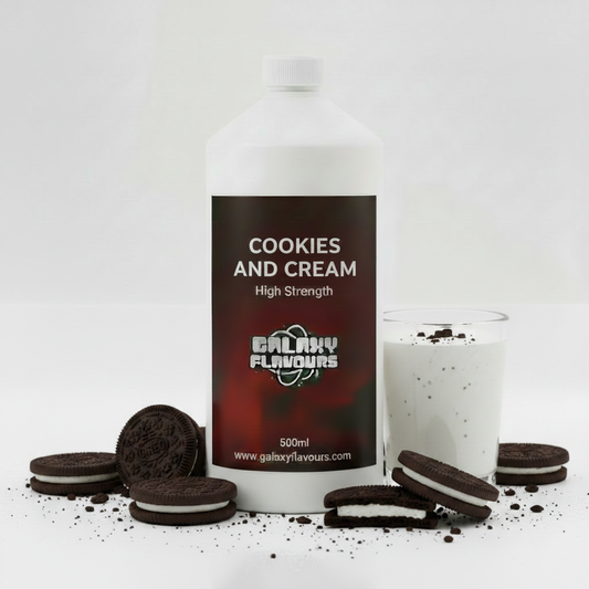 Cookies and Cream Food Flavouring - Professional High Strength - 500ml
