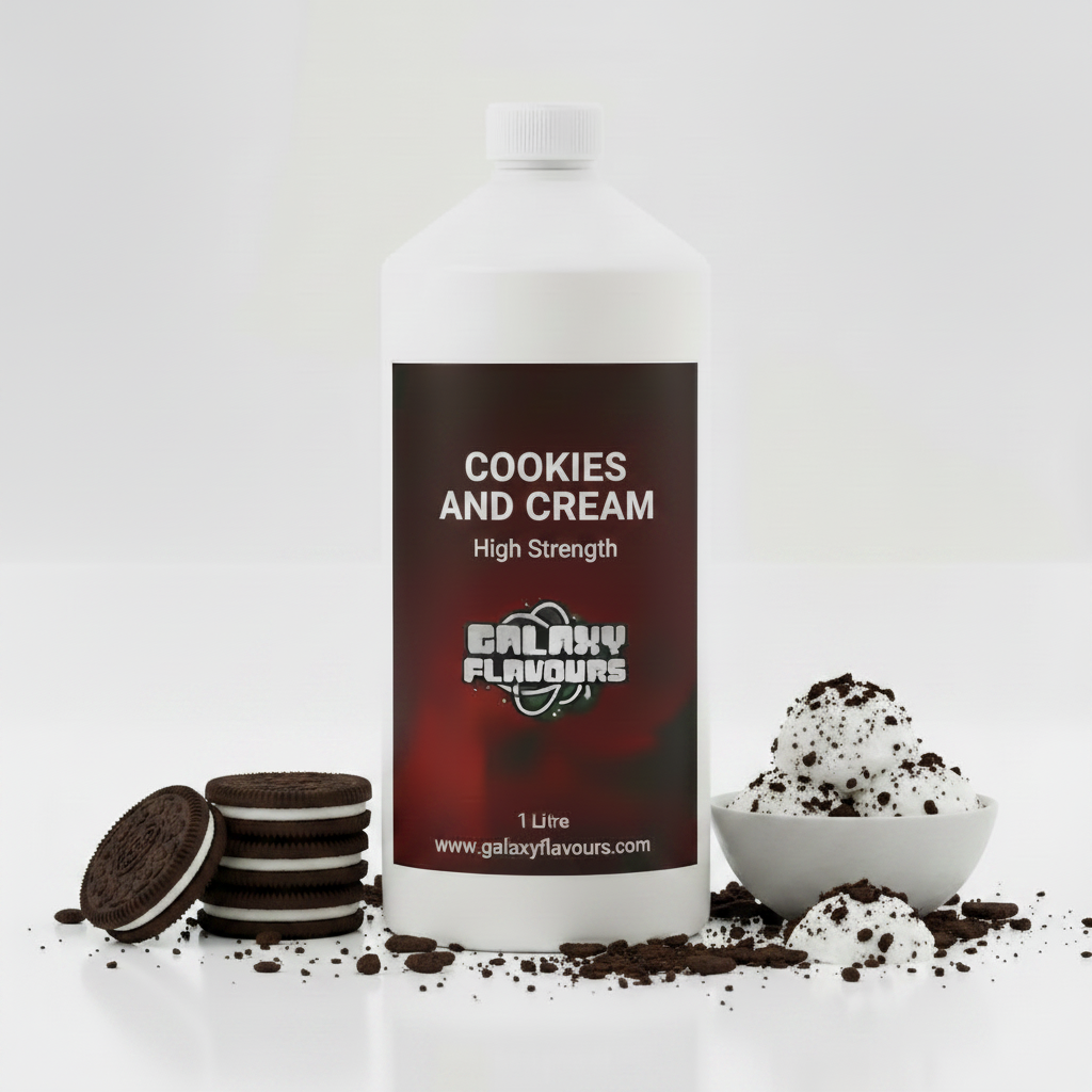 Cookies and Cream Food Flavouring - Professional High Strength - 1 Litre