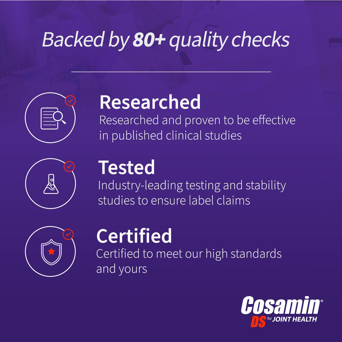 Cosamin DS Joint Health – Glucosamine & Chondroitin – Nutramax 150 Caplets