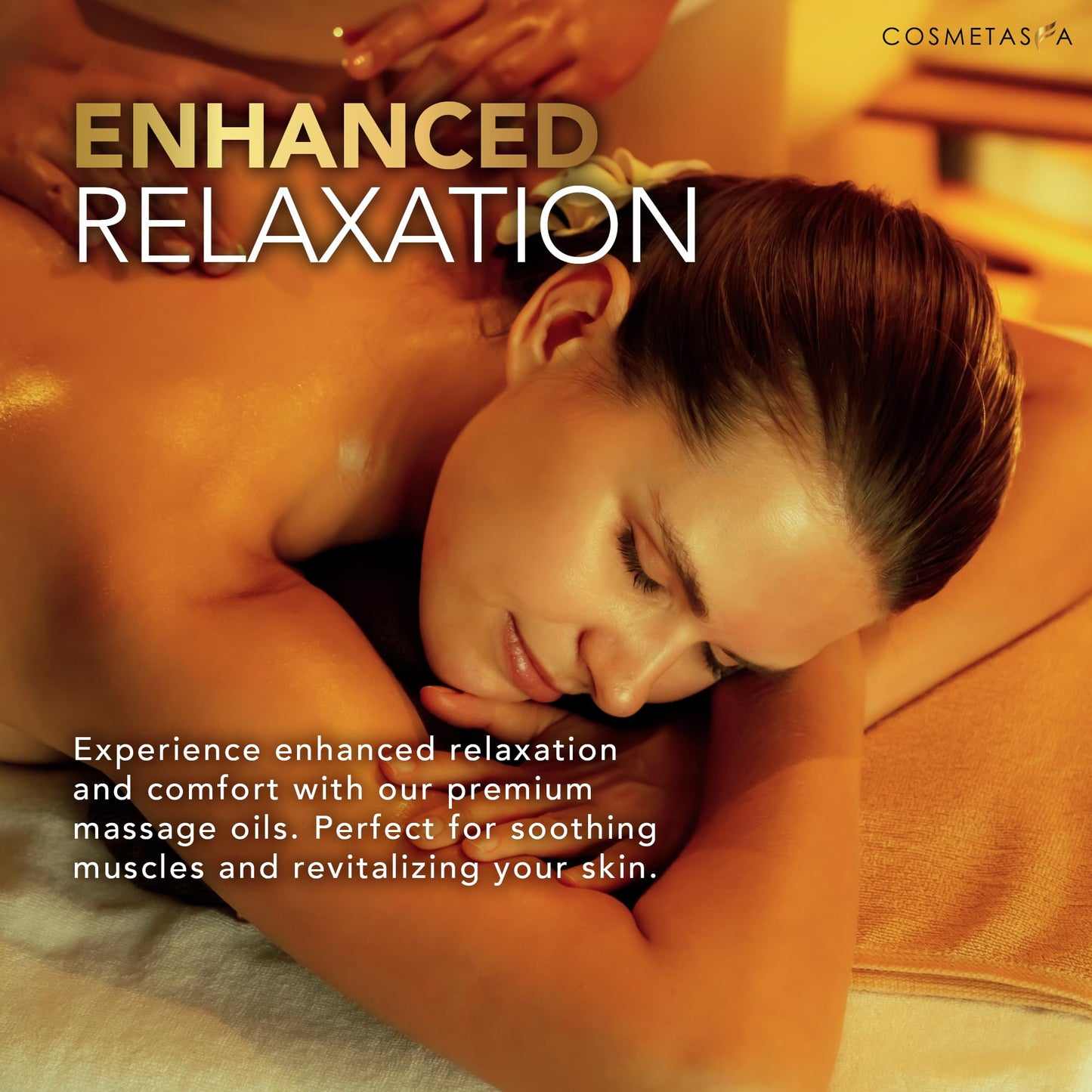Cosmetasa Body Massage Oil Therapy Kit – Arnica & Lavender Oil | Anti-Cellulite & Spa Gift Set