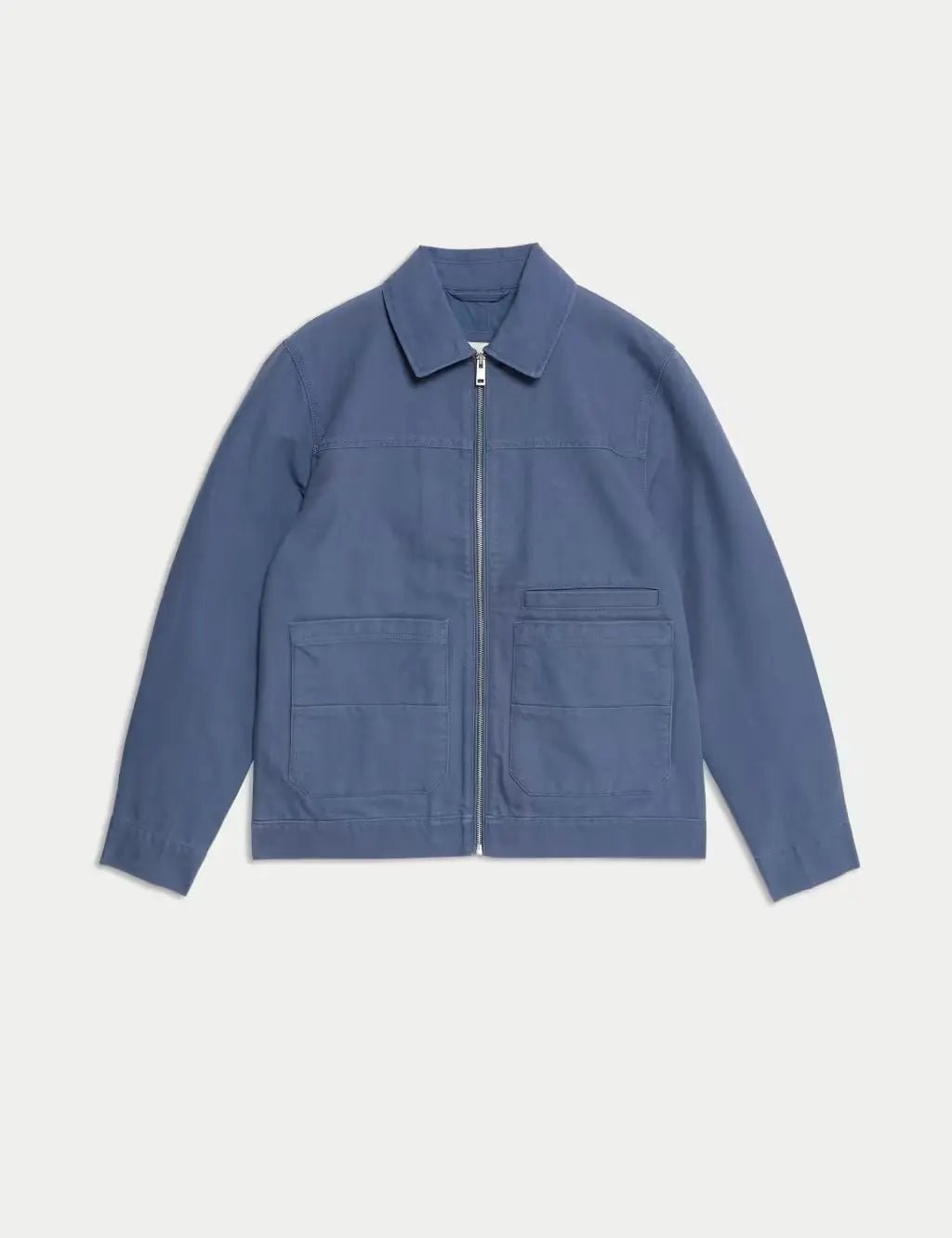 Cotton Rich Canvas Harrington Jacket