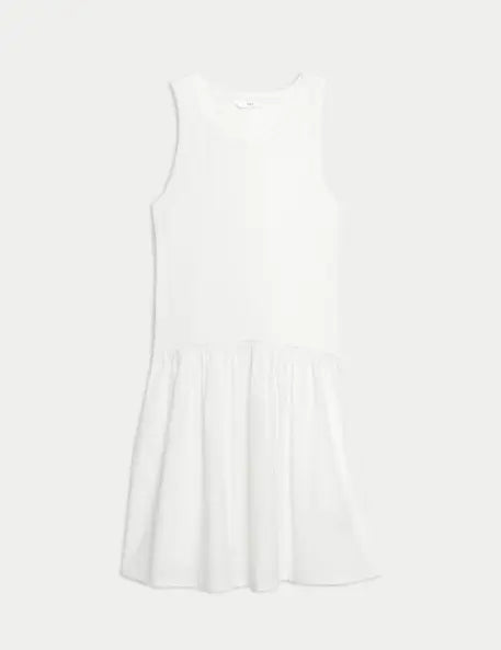 Cotton Rich Ribbed Dress (2-16 Yrs)