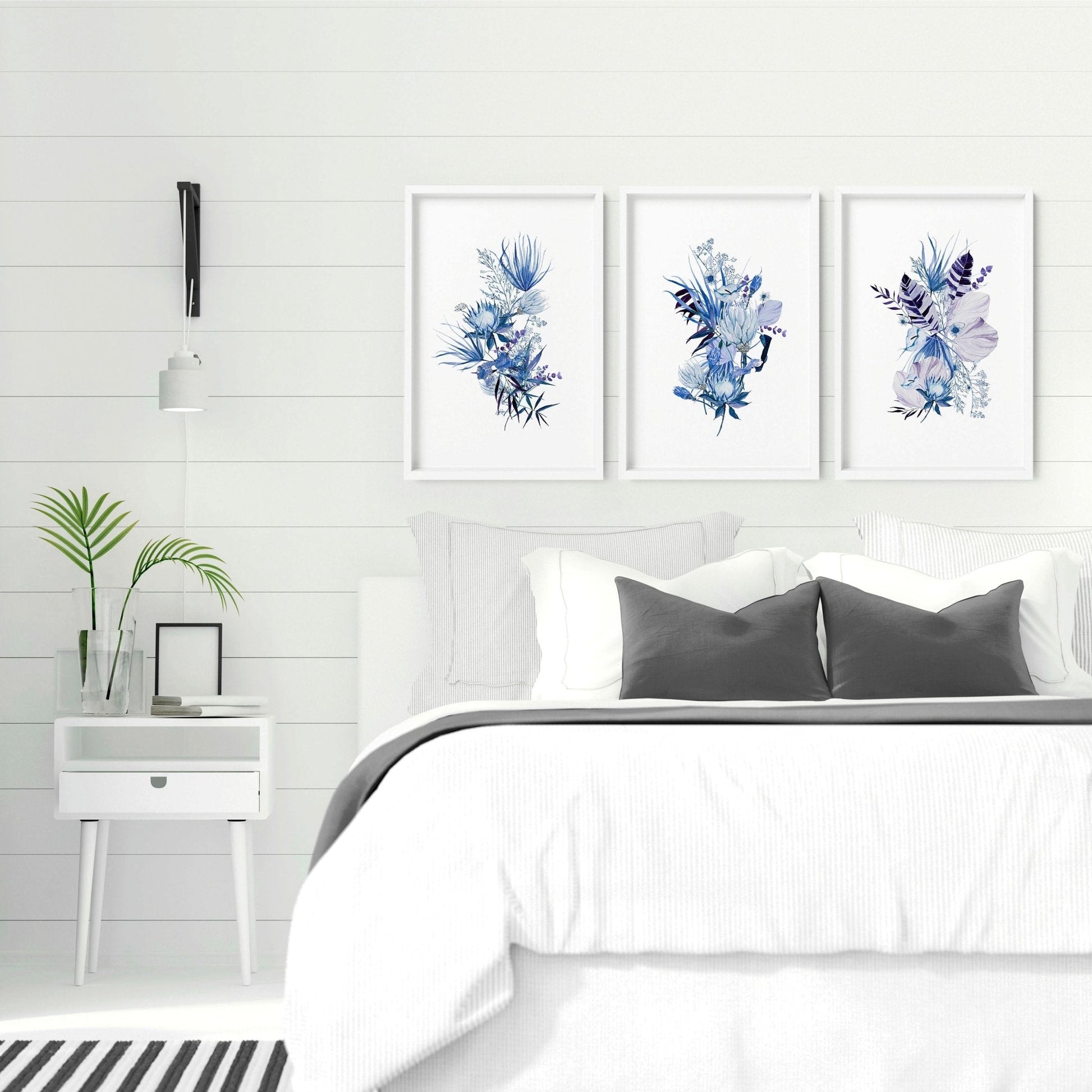 Wall art bedroom | set of 3 wall art prints