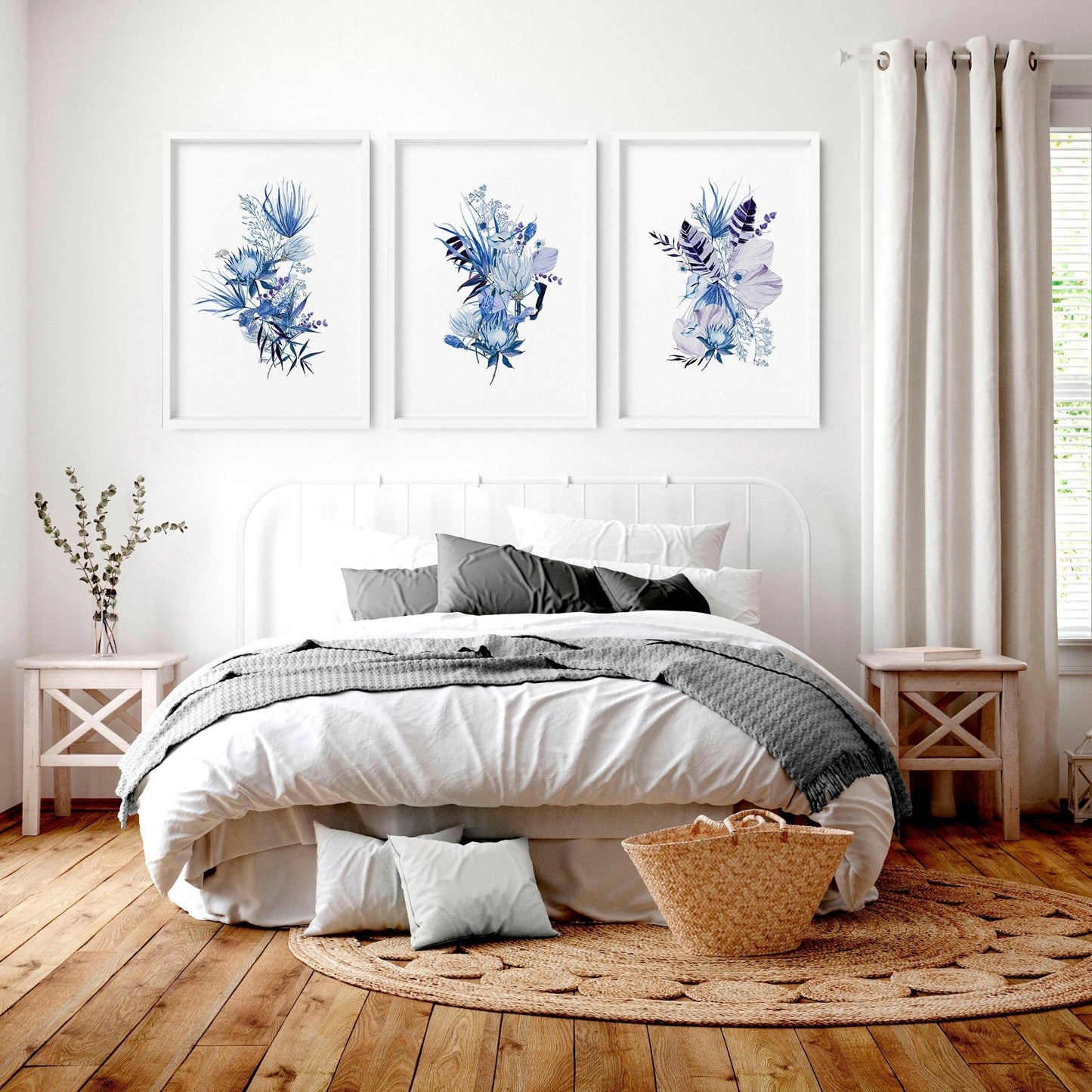 Wall art bedroom | set of 3 wall art prints