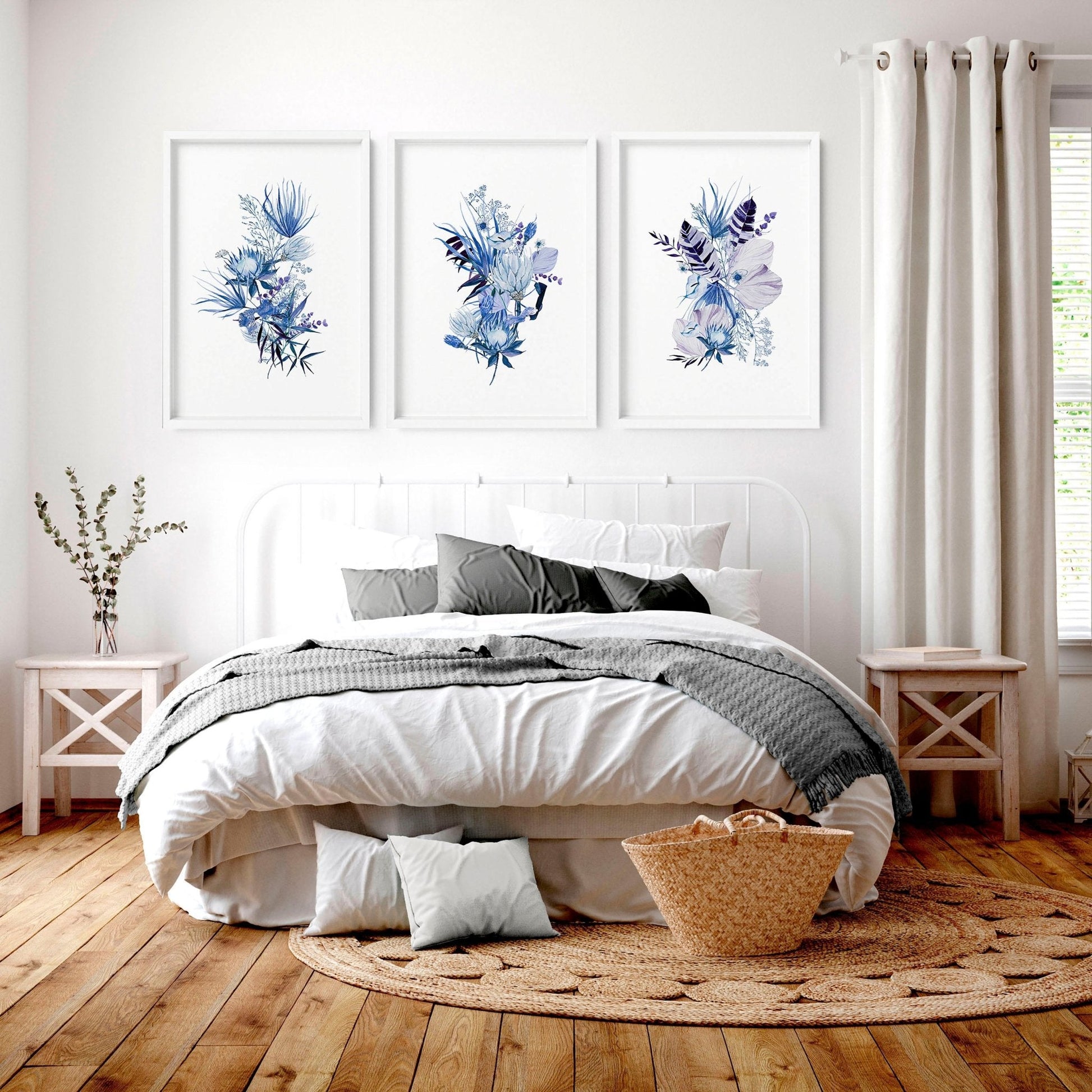 Wall art bedroom | set of 3 wall art prints