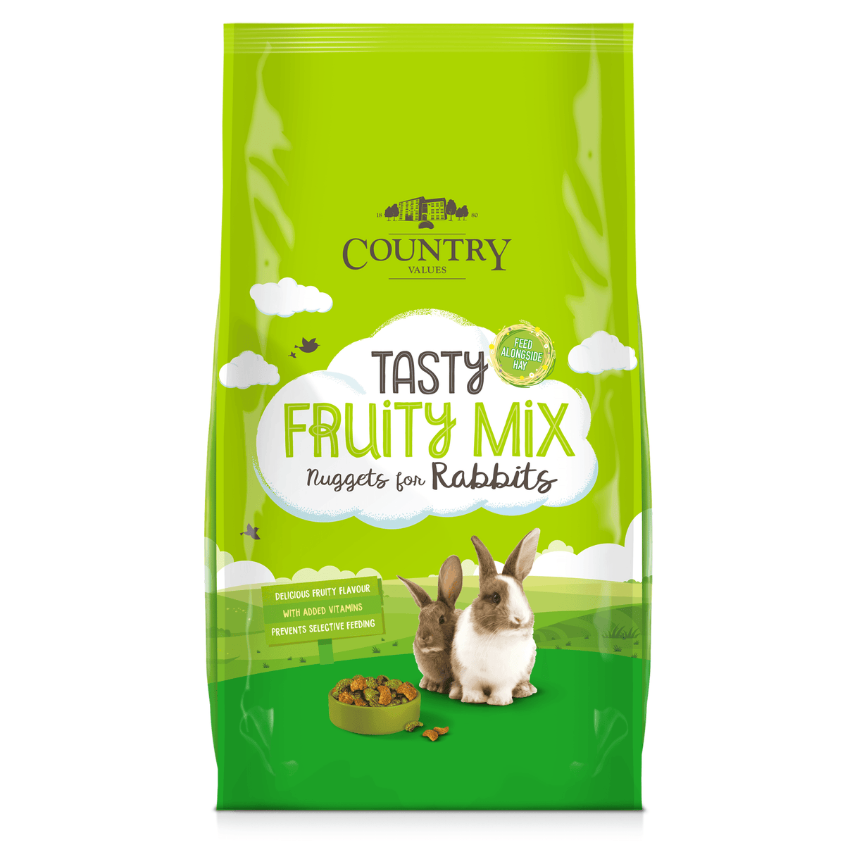 Country Value Rabbit Nuggets (Fruity Mix) - 10kg / 1.5kg - Case of 4