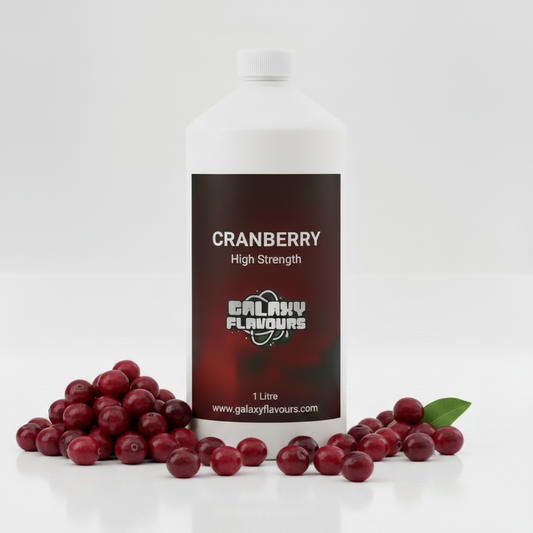 Cranberry Food Flavouring - Professional High Strength - 1 Litre