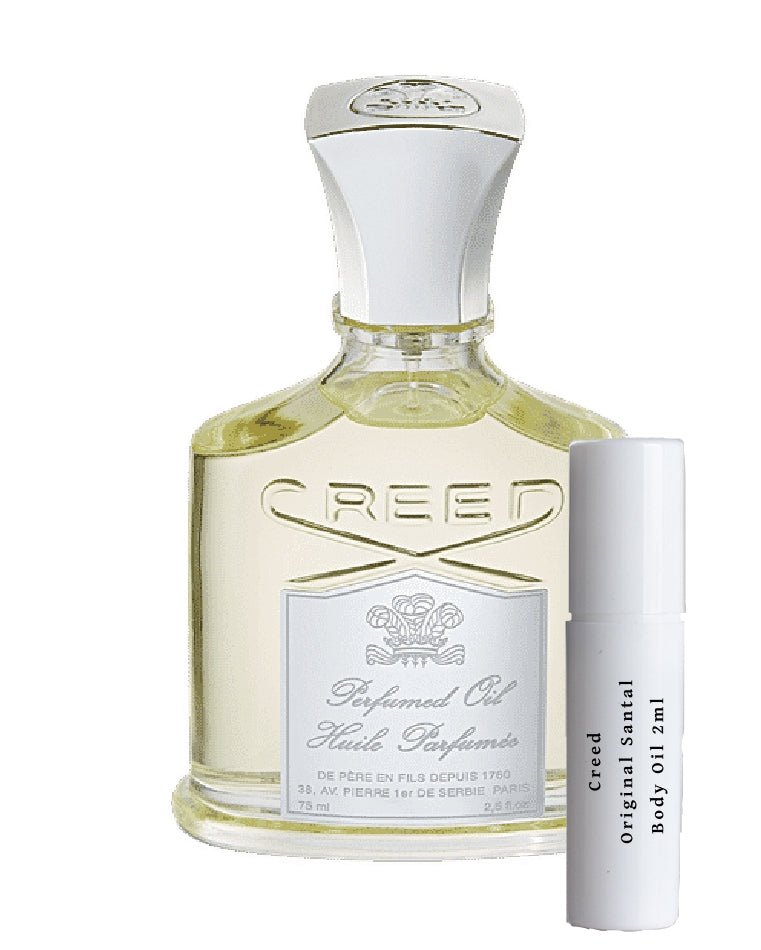 Creed Original Santal Body Oil samples - alcohol free