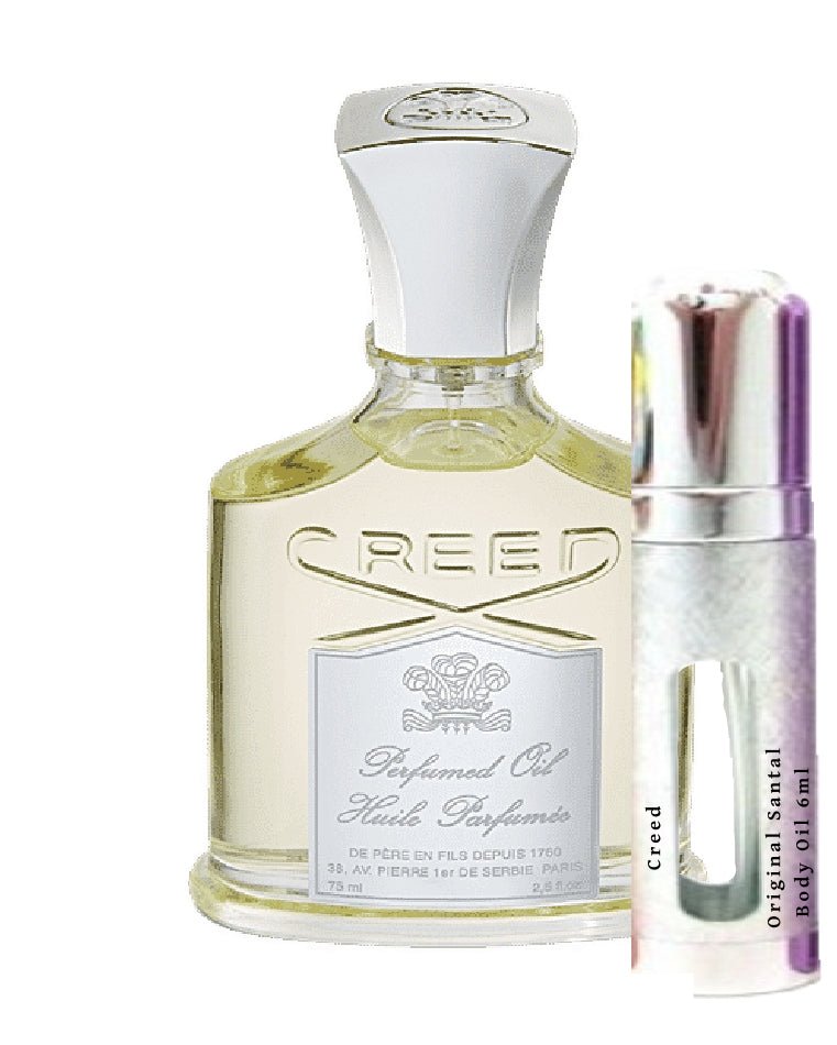 Creed Original Santal Body Oil samples - alcohol free